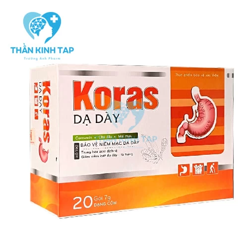 Koras Dạ dày - Hỗ trợ giảm viêm loét dạ dày – tá tràng